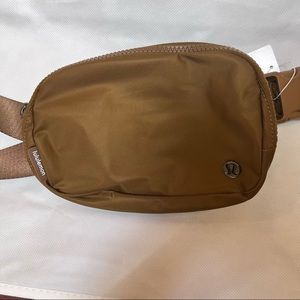 burnt caramel Lululemon belt bag